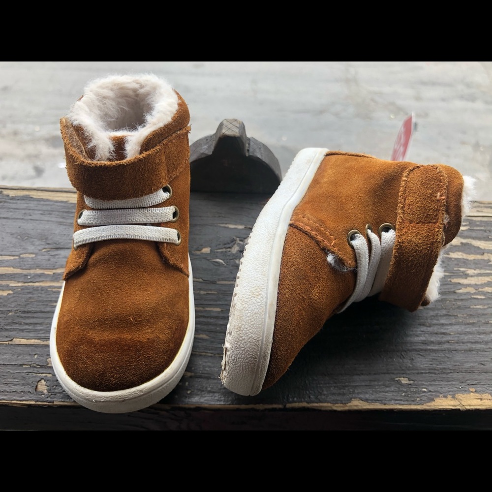 Monkey Feet fleece lined high tops